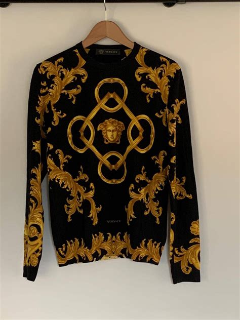velvet baroque versace sweater